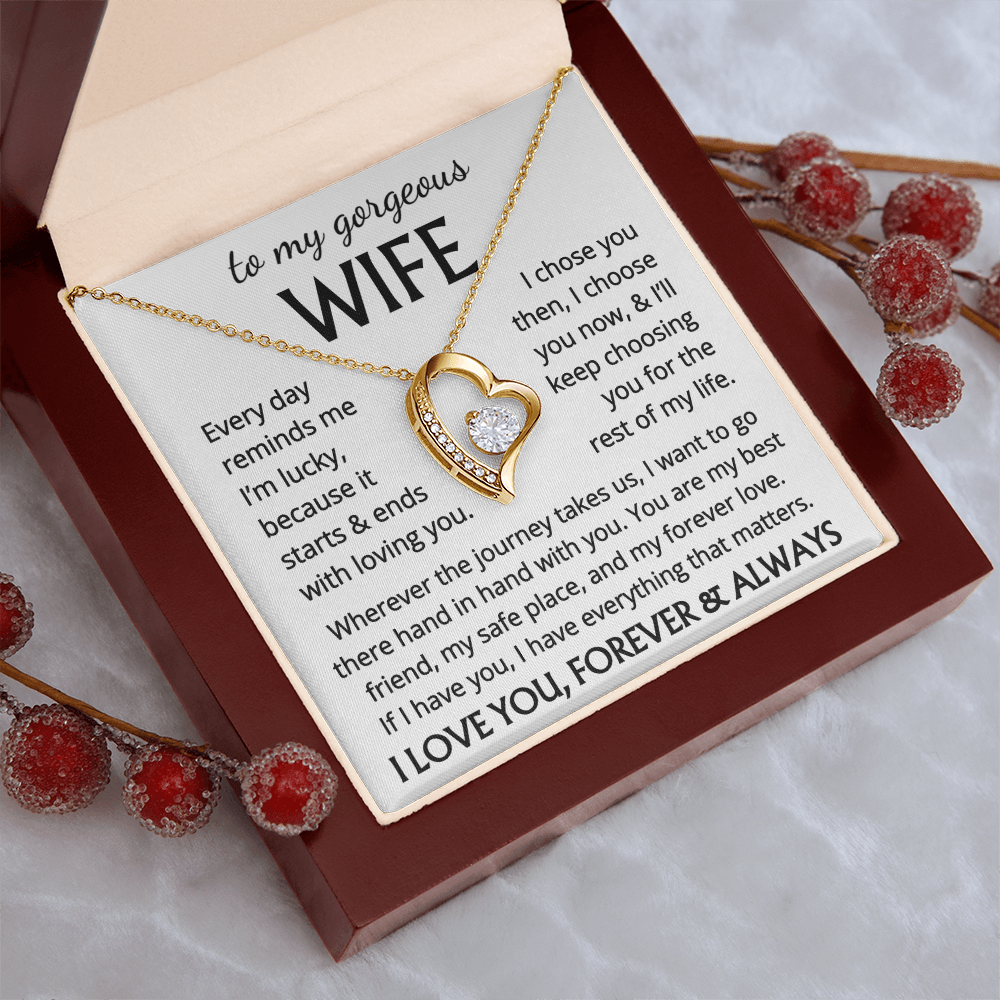 Gift for Wife "Everyday Reminds Me" | Forever Love Necklace