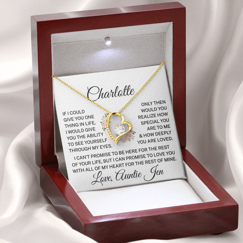 Gift for Her "How Deeply You Are Loved" | Personalized | Forever Love Necklace