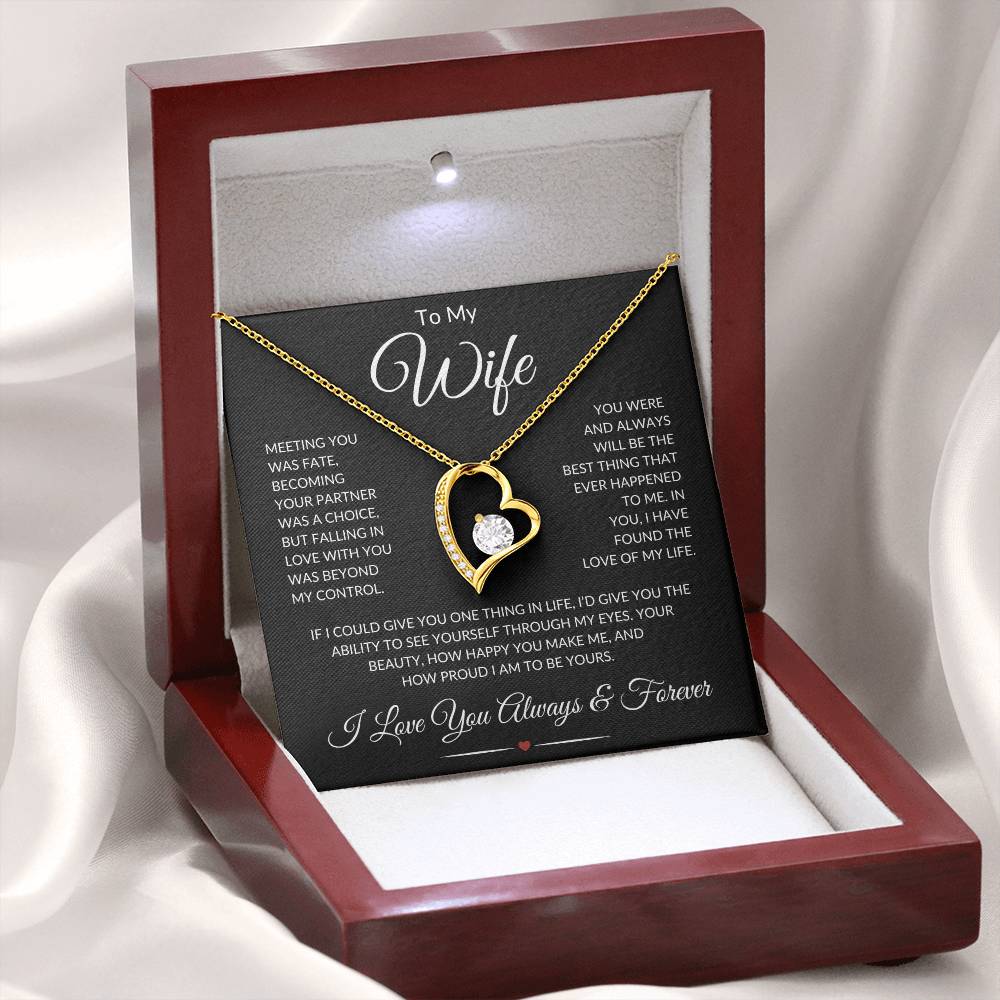 Wife "The Best Thing" | Forever Love Necklace