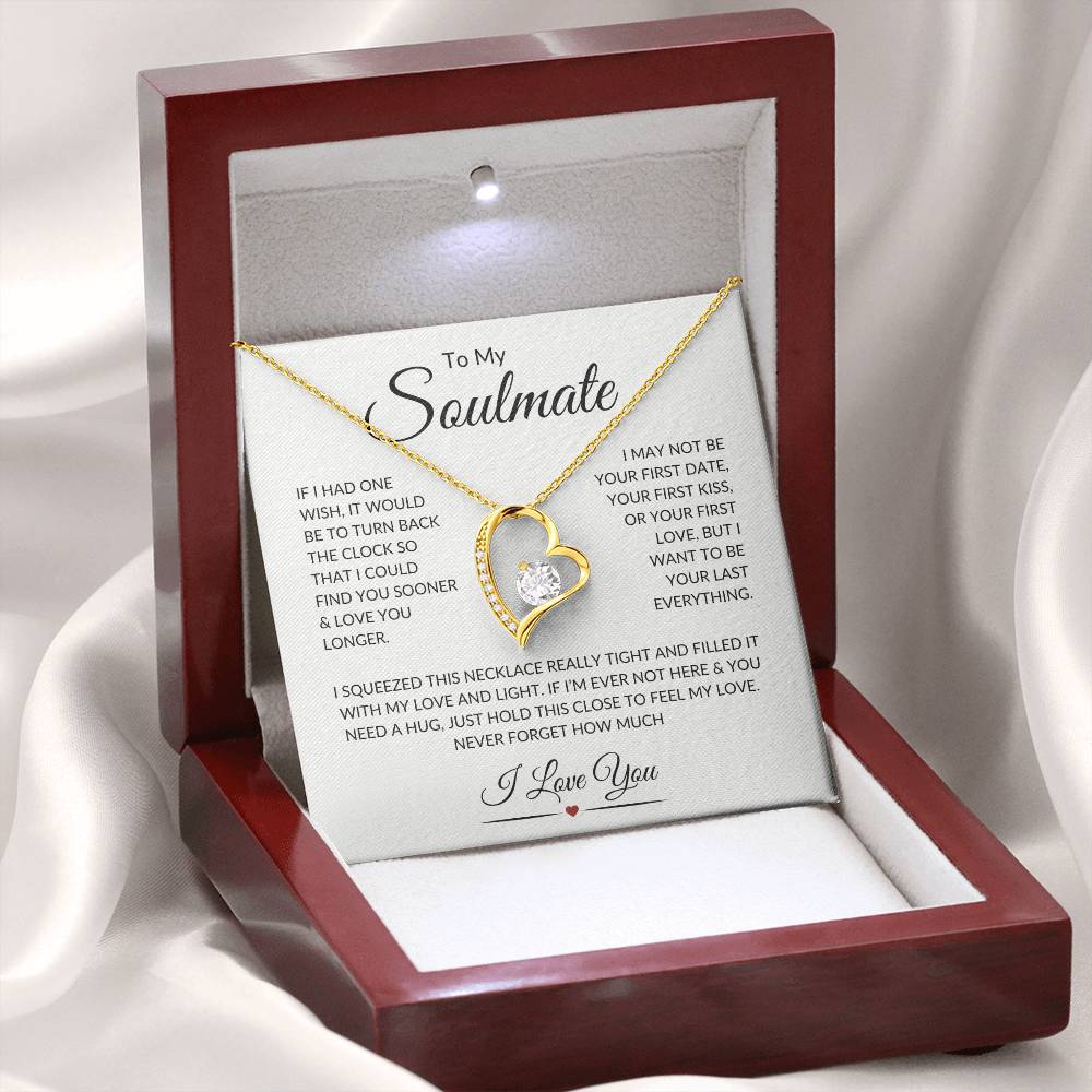 Soulmate "Love You Longer" | Forever Heart Necklace