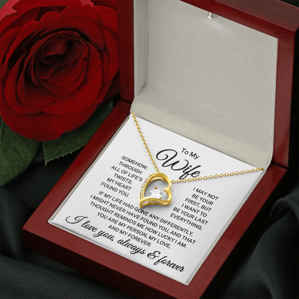 Gift for Wife "My Heart Found You" | Forever Love Necklace
