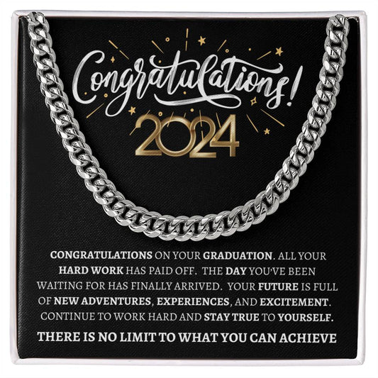 Graduation "There's No Limit" | Cuban Link Chain