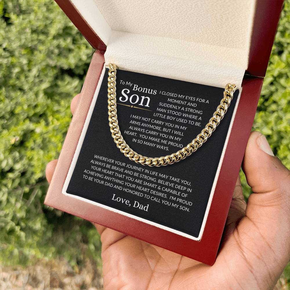 Bonus Son Love Dad | Cuban Link Chain