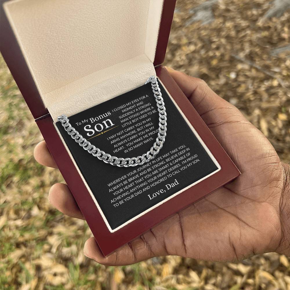 Bonus Son Love Dad | Cuban Link Chain