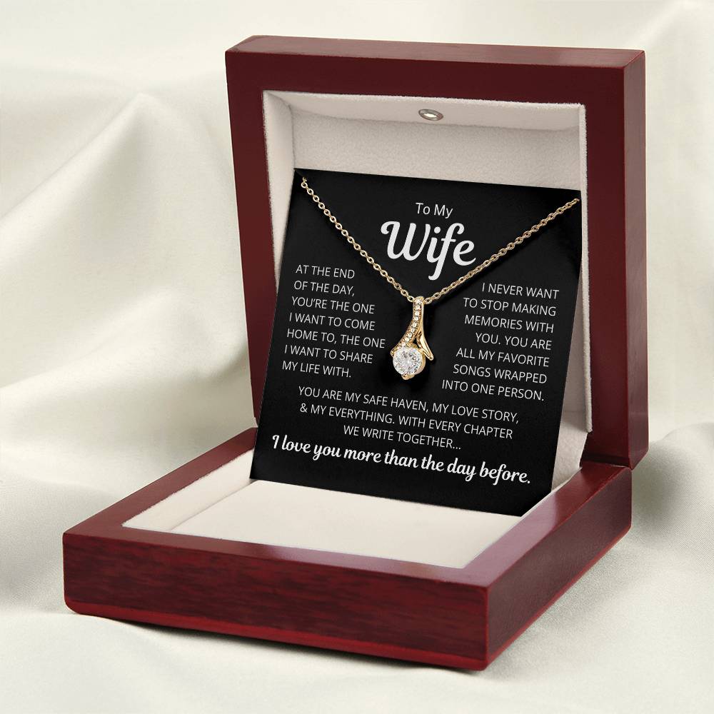 Gift for Wife "My Love Story" | Alluring Beauty Necklace