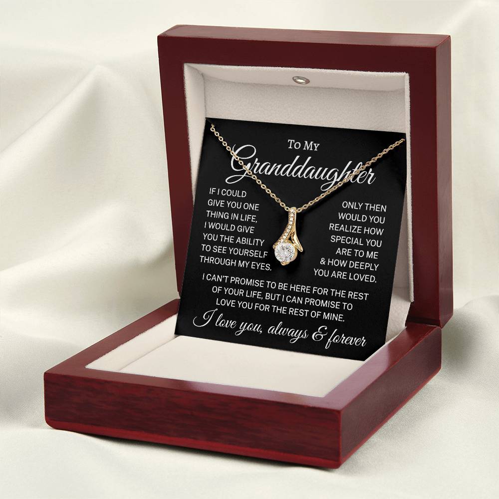 Gift for Granddaughter "How Special You Are" | Alluring Beauty Necklace