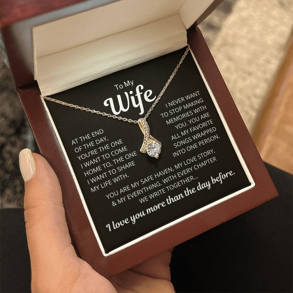 Gift for Wife "My Love Story" | Alluring Beauty Necklace