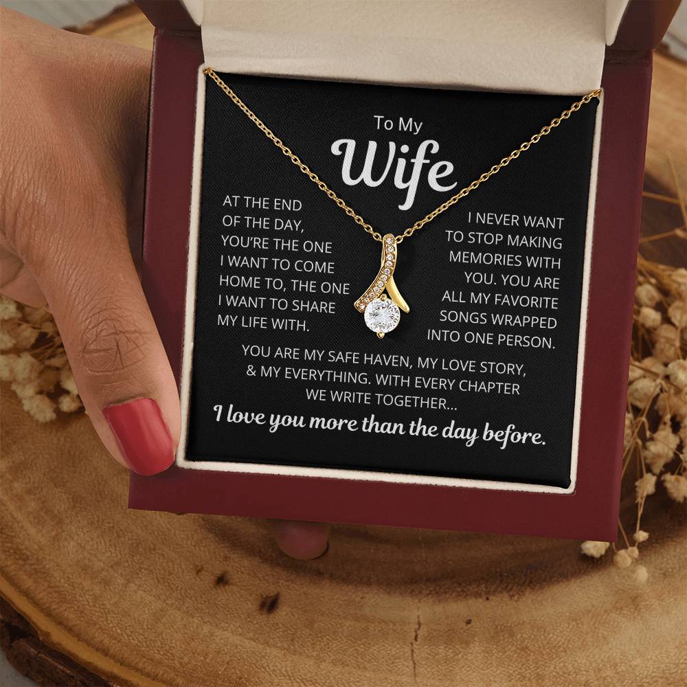 Gift for Wife "My Love Story" | Alluring Beauty Necklace