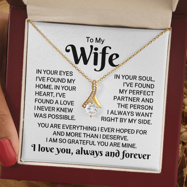 Gift for My Wife "In Your Heart" | Alluring Beauty Necklace