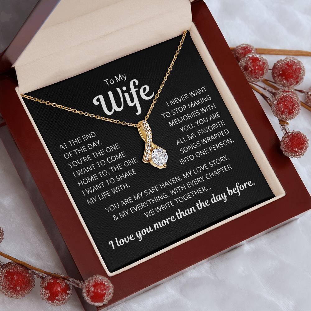 Gift for Wife "My Love Story" | Alluring Beauty Necklace