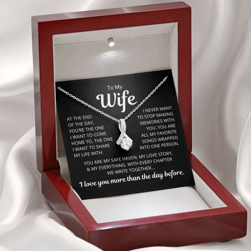 Gift for Wife "My Love Story" | Alluring Beauty Necklace