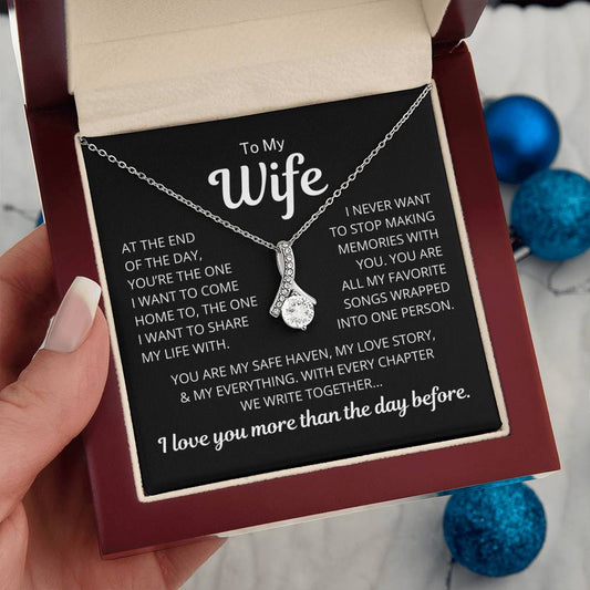 Gift for Wife "My Love Story" | Alluring Beauty Necklace