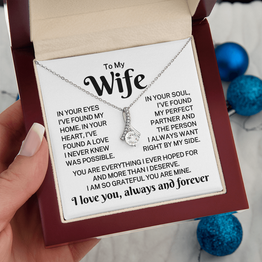 Gift for My Wife "In Your Heart" | Alluring Beauty Necklace