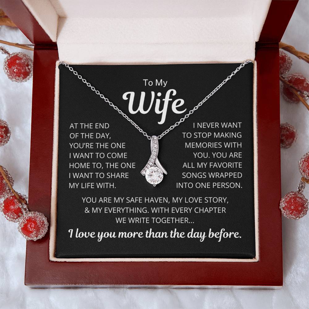 Gift for Wife "My Love Story" | Alluring Beauty Necklace