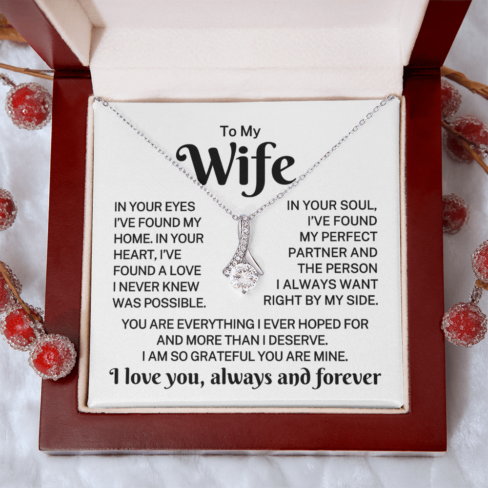 Gift for My Wife "In Your Heart" | Alluring Beauty Necklace