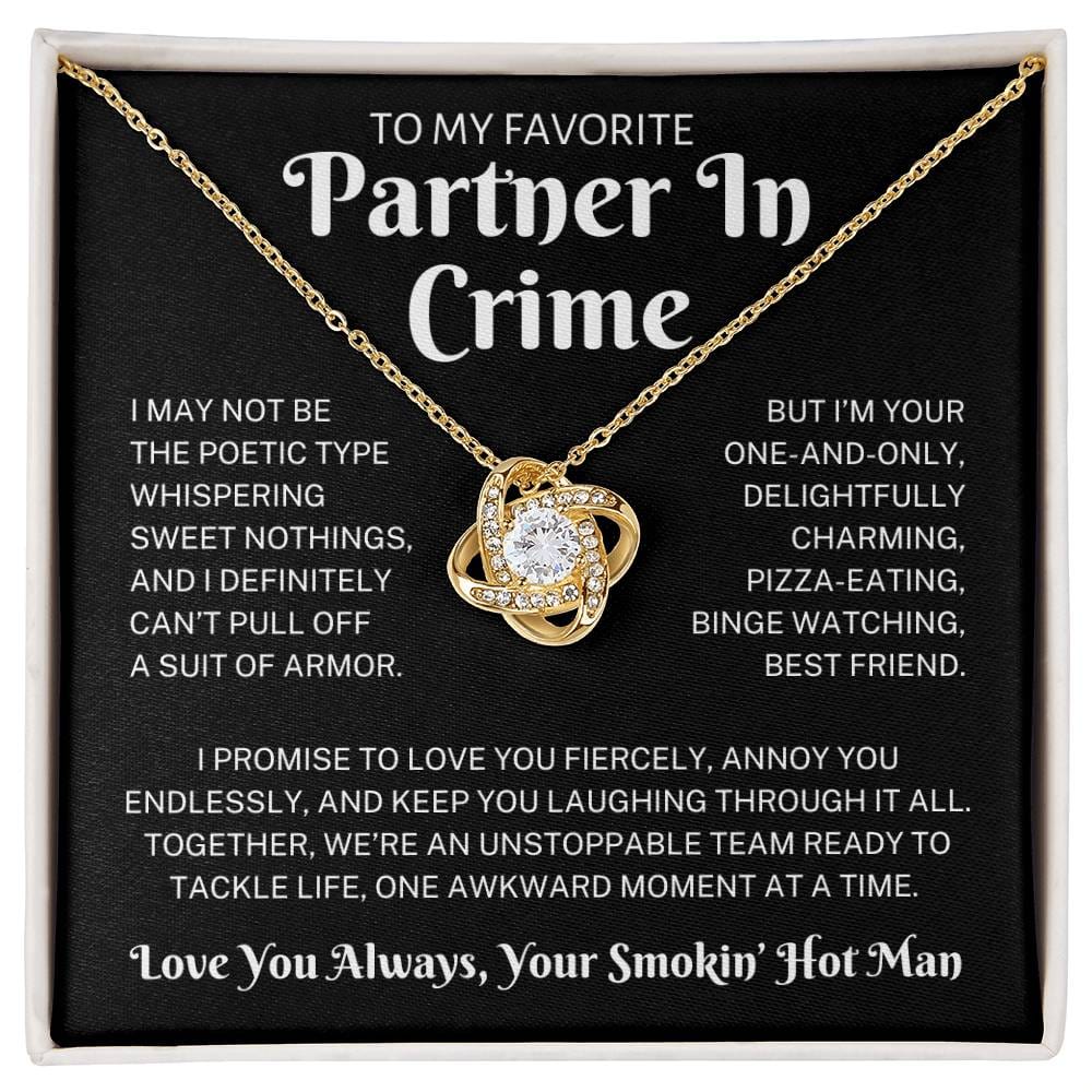 Partner In Crime "You're One & Only" | Love Knot Necklace