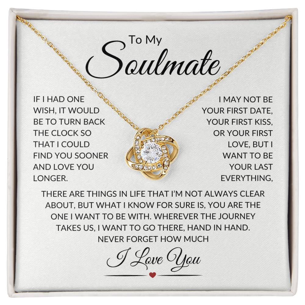 Soulmate "Last Everything" * | Love Knot Necklace