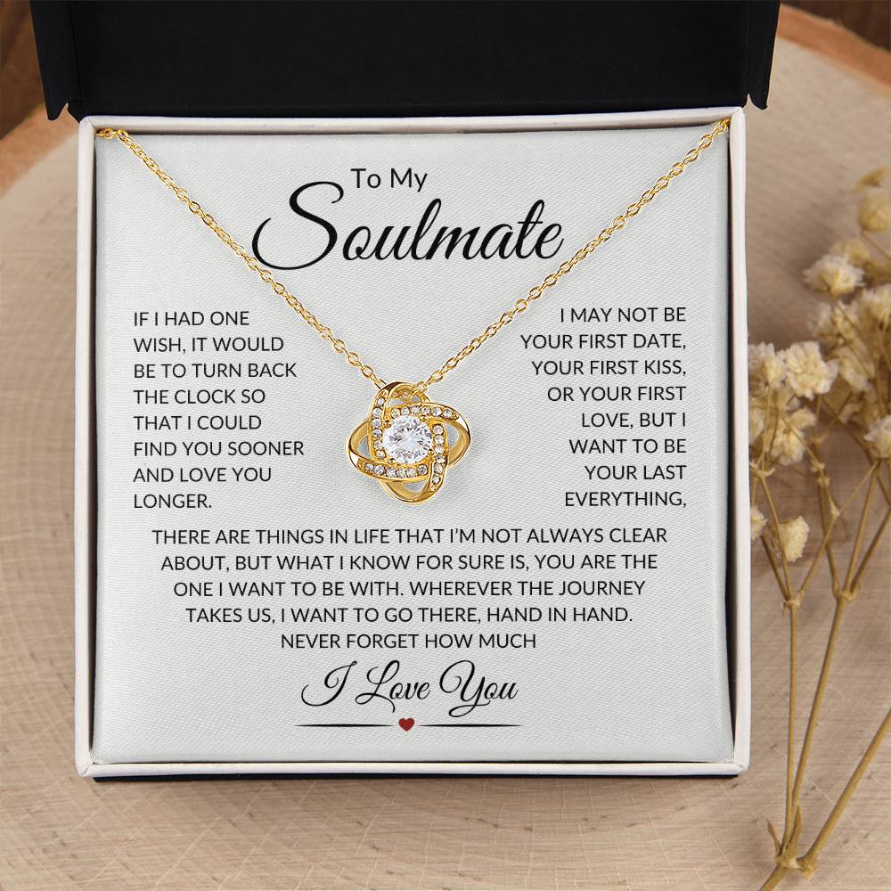 Soulmate "Last Everything" * | Love Knot Necklace