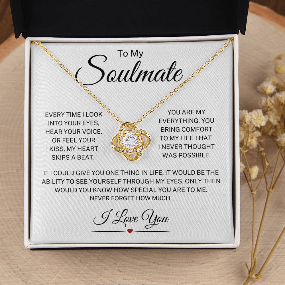 Soulmate "My Heart Skips A Beat" | Love Knot Necklace