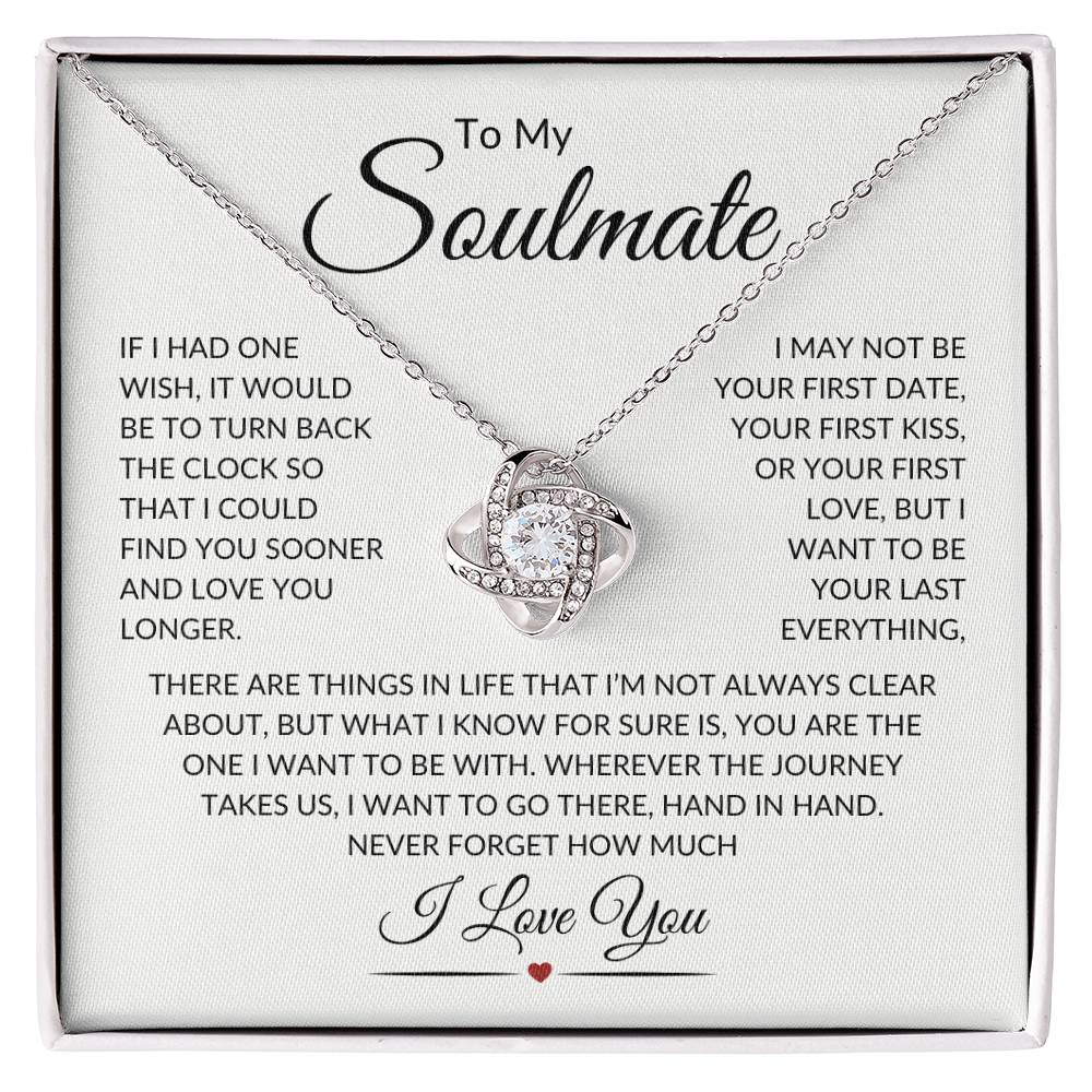 Soulmate "Last Everything" * | Love Knot Necklace