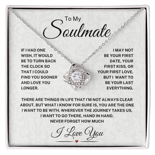 Soulmate "Your Last Everything"  | Love Knot Necklace