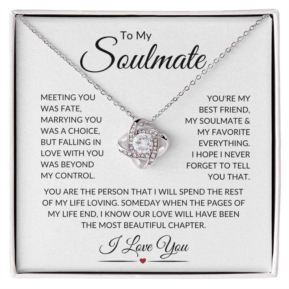 Soulmate "Most Beautiful Chapters" | Love Knot Necklace