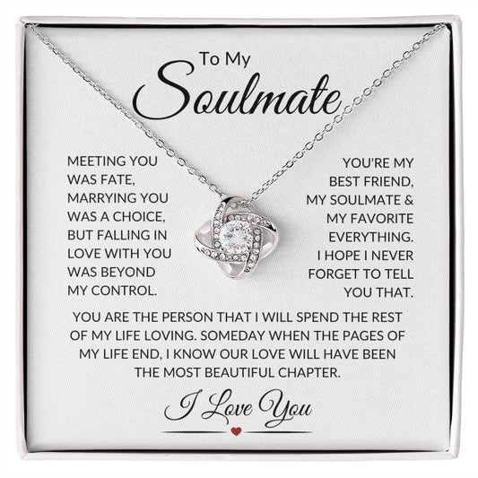 Soulmate "Most Beautiful Chapters" | Love Knot Necklace