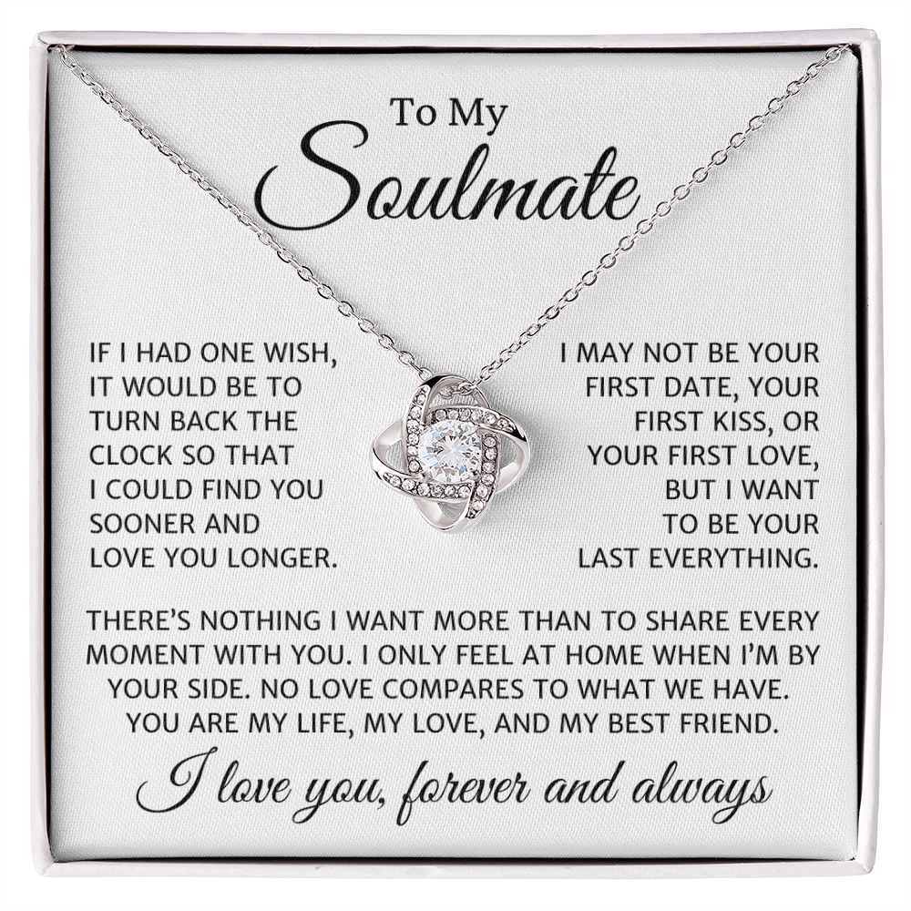 Soulmate "Every Moment" | Love Knot Necklace