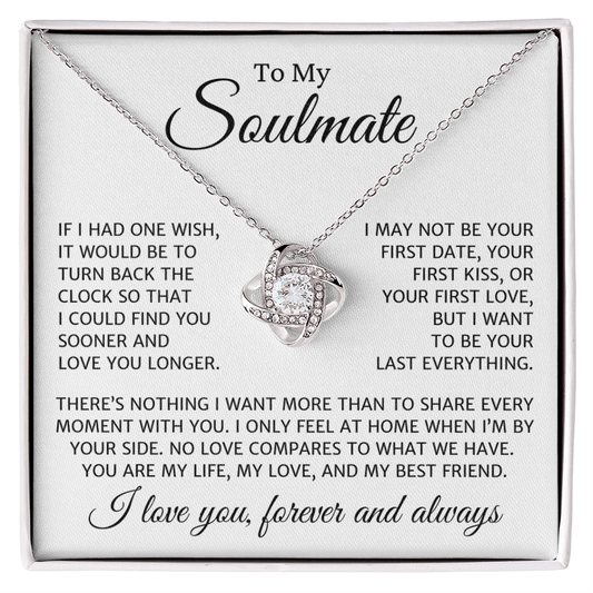 Soulmate "Every Moment" | Love Knot Necklace