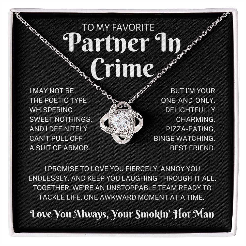 Partner In Crime "You're One & Only" | Love Knot Necklace