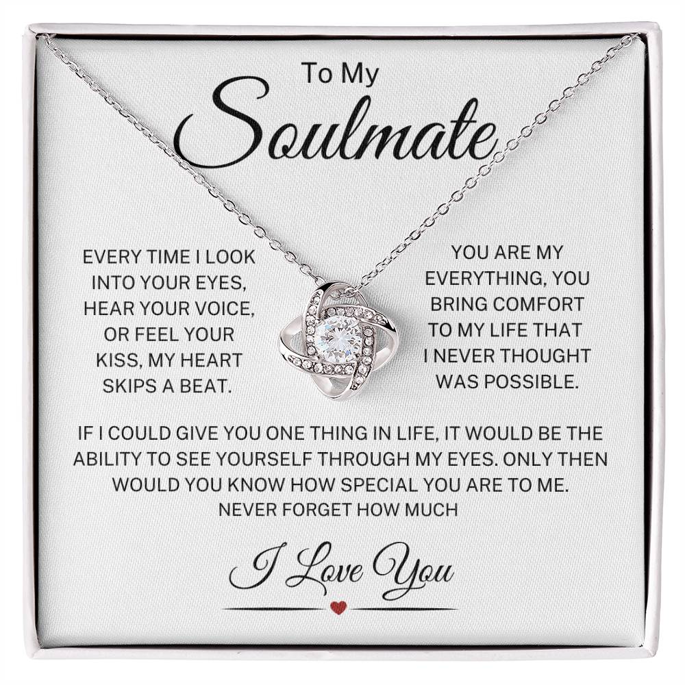 Soulmate "My Heart Skips A Beat" | Love Knot Necklace