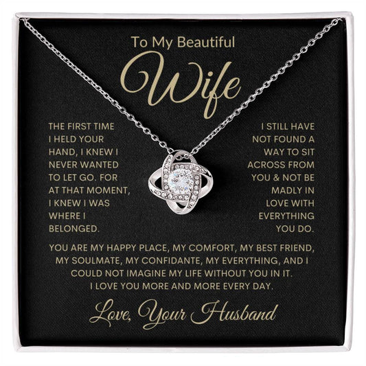 Wife "The First Time" | Love Knot Necklace