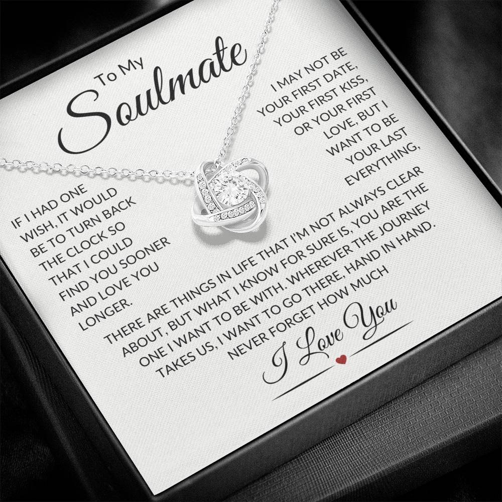 Soulmate "Last Everything" * | Love Knot Necklace