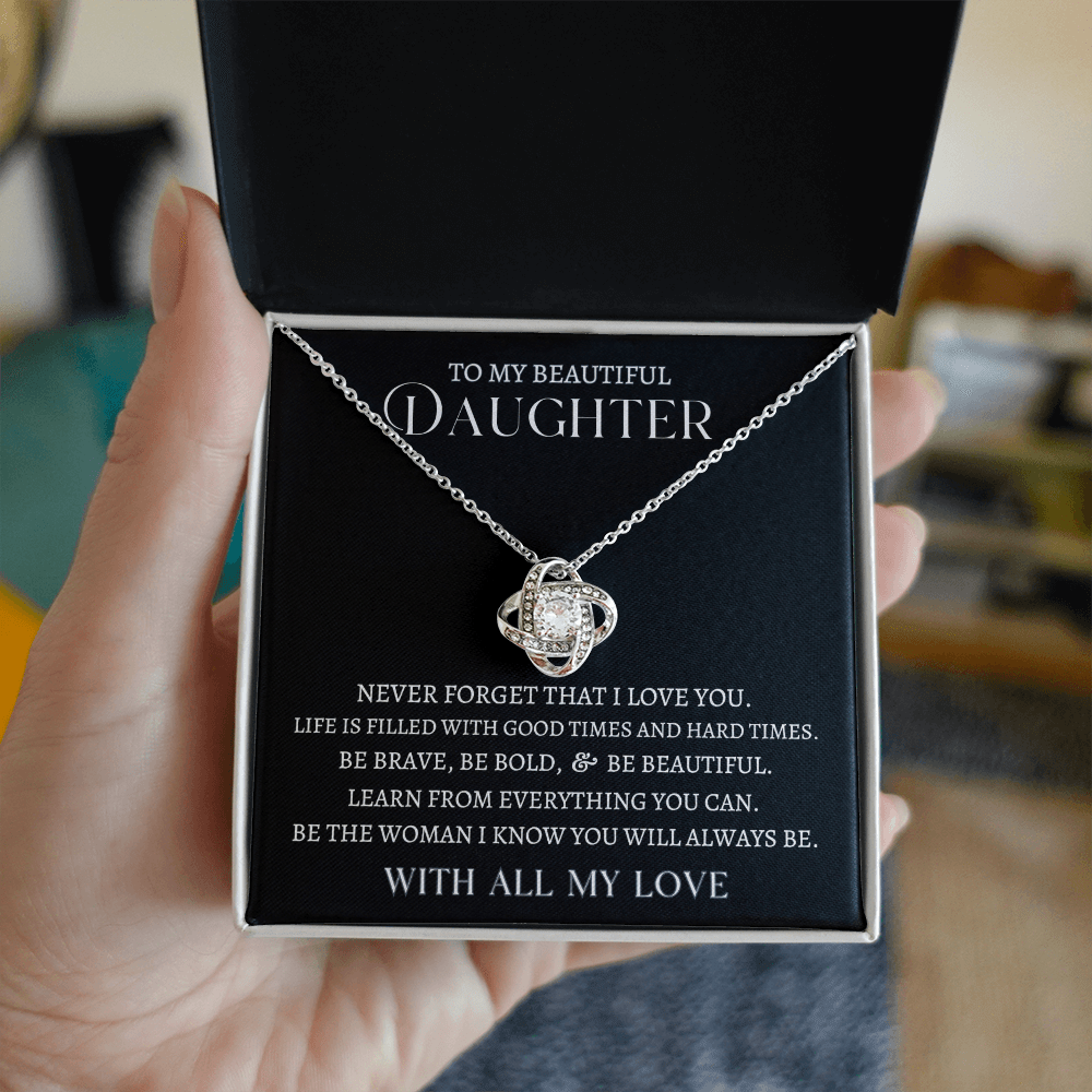 Daughter "All My Love" | Love Knot Necklace