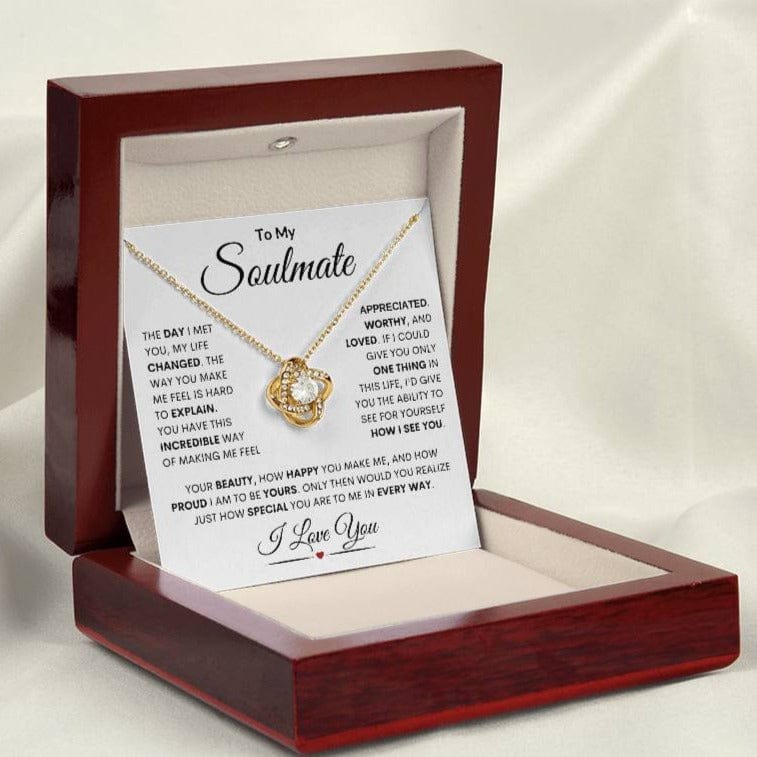 Soulmate "Make Me Feel" | Love Knot Necklace