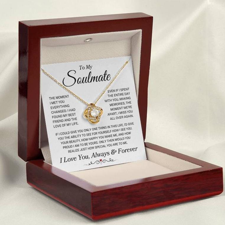 Soulmate "Miss You All Over Again" | Love Knot Necklace