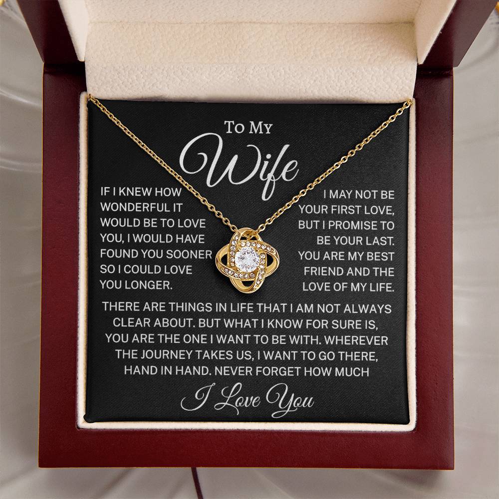 Gift for Wife "If I Knew" | Forever Love Necklace