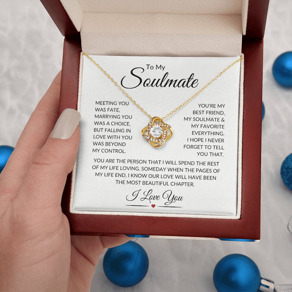 Soulmate "Most Beautiful Chapters" | Love Knot Necklace