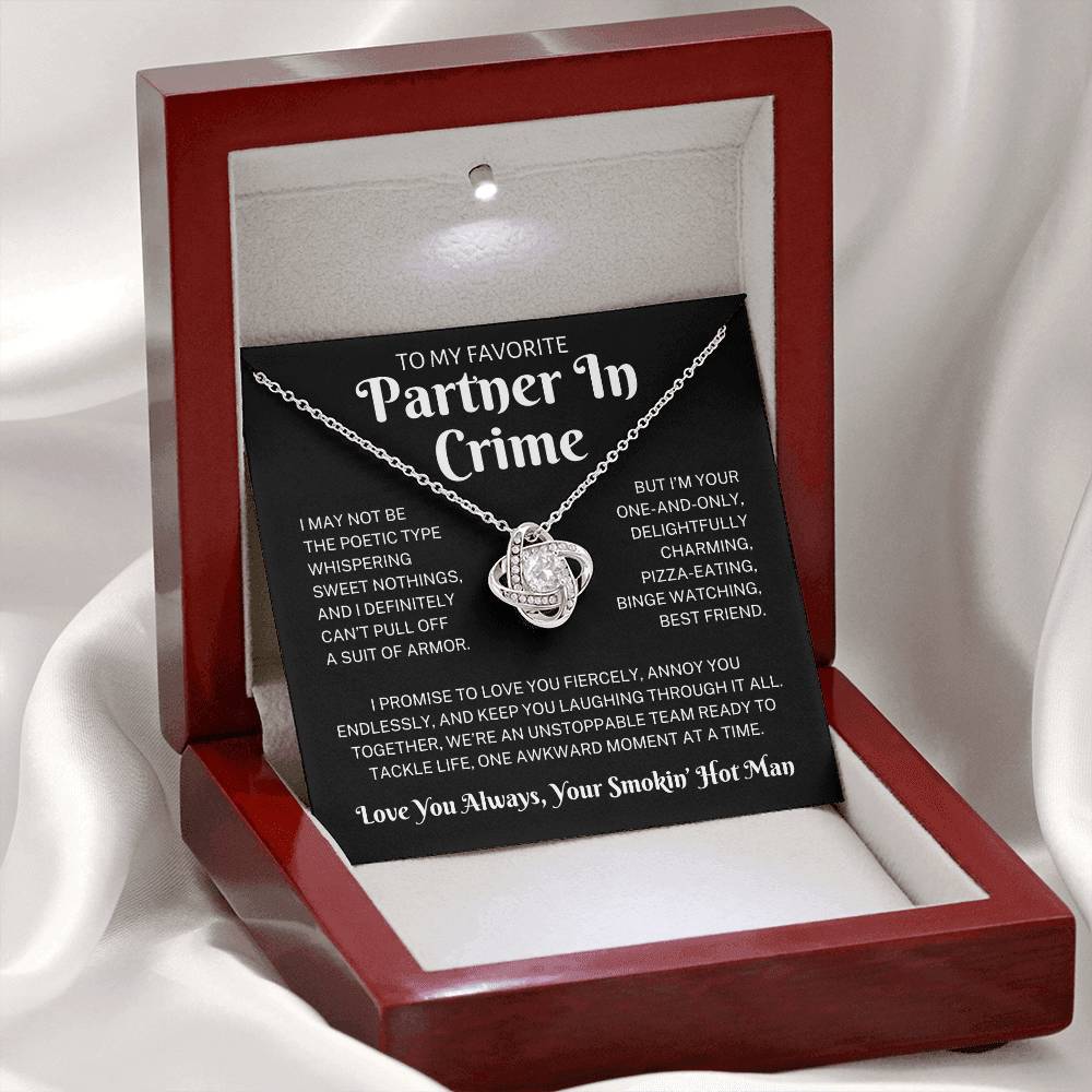 Partner In Crime "You're One & Only" | Love Knot Necklace