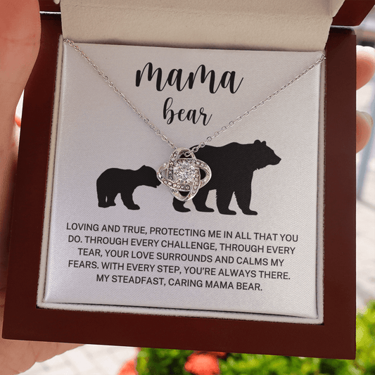 Mama Bear | Love Knot Necklace