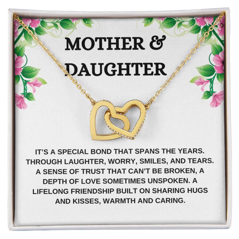 Mother & Daughter "Special Bond" | Interlocking Hearts Necklace