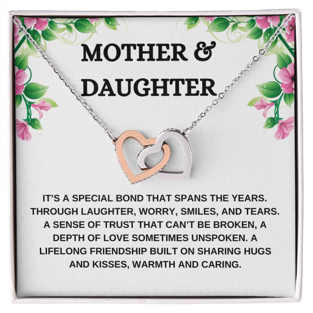 Mother & Daughter "Special Bond" | Interlocking Hearts Necklace