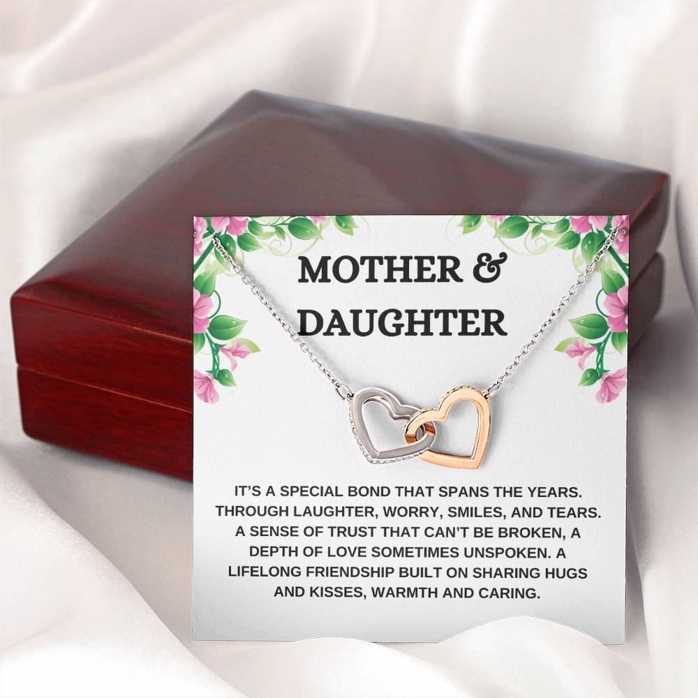 Mother & Daughter "Special Bond" | Interlocking Hearts Necklace