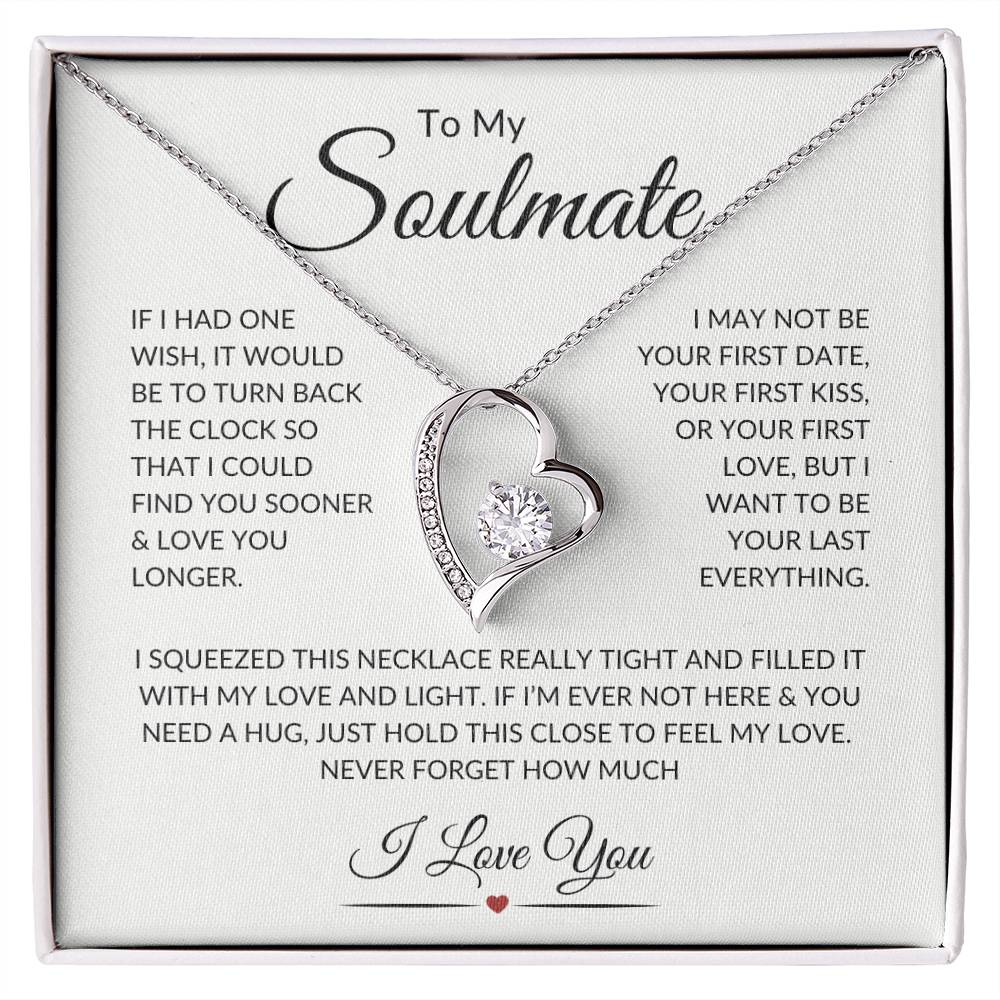 Soulmate "Love You Longer" | Forever Heart Necklace