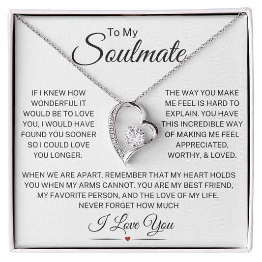 Soulmate "My Favorite Person" | Forever Love Necklace