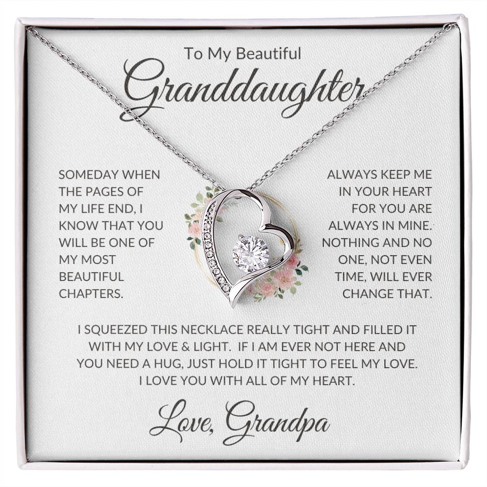 Granddaughter Love Grandpa | Forever Love Necklace