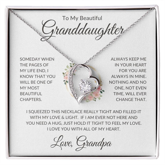 Granddaughter Love Grandpa | Forever Love Necklace