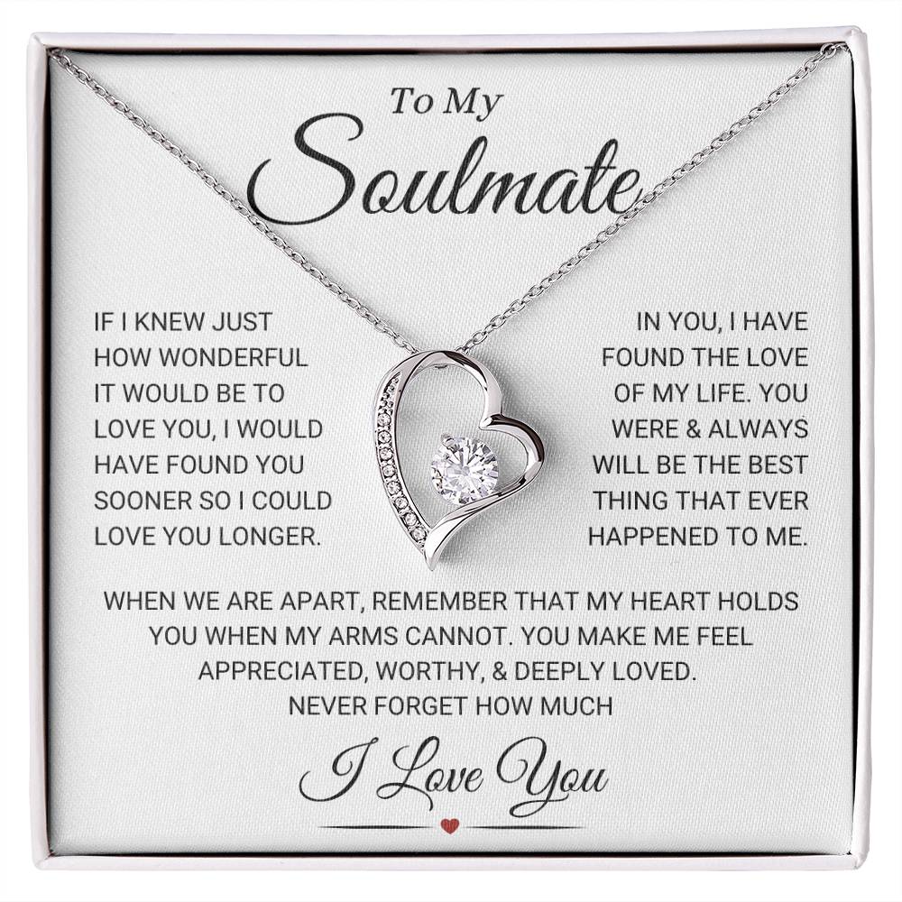 Soulmate "My Heart Holds You" | Forever Love Necklace