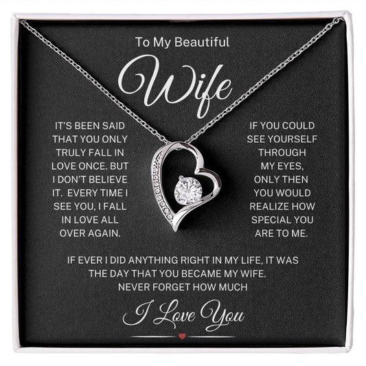 Wife "Every Time I See You" | Forever Love Necklace