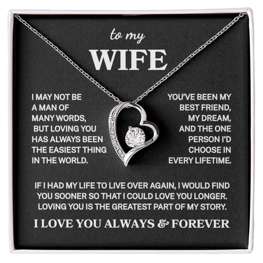 Wife "Loving You" | Forever Love Necklace